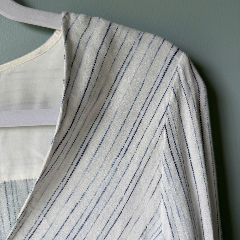 The Jetset Diaries TJD Blouse Long Sleeve Rayon Blouson Airy Lightweight Small - Picture 4 of 15